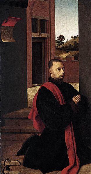 Petrus Christus A Donator oil painting picture
